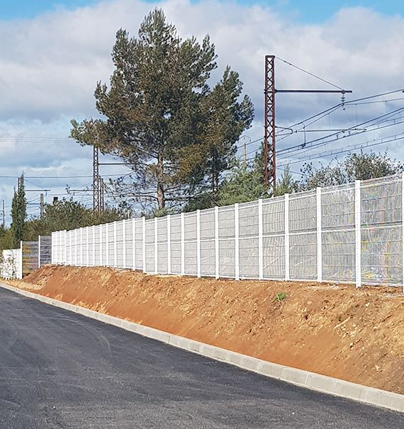 Clôture voie ferrée