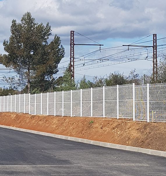 Clôture voie ferrée