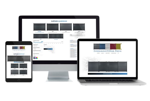 Configurateur portail clôture aluminium