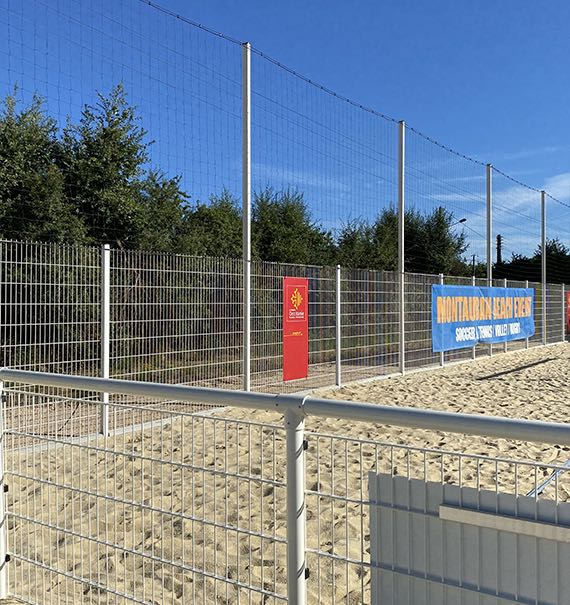 Pare-ballon terrain de foot